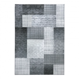  Grey Modern Area Geometric Rug Boho Chic Carpet Machine Washable Floor Cover for Living Room, 8 x 10 feet